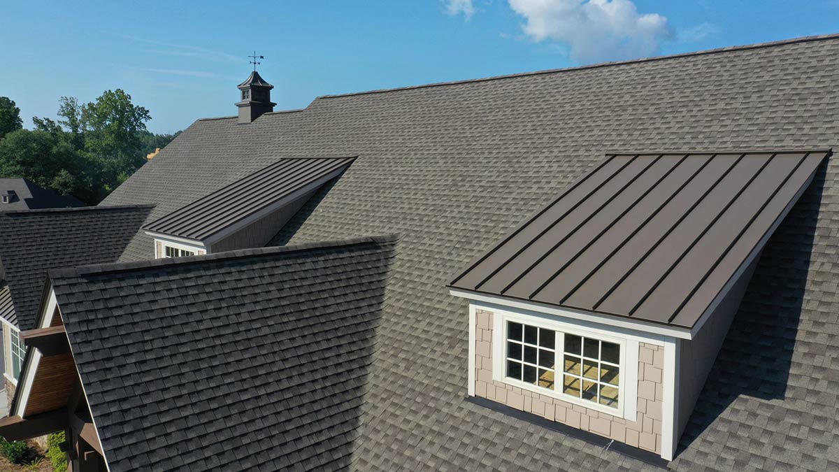 House with new roof- replacing your roof
