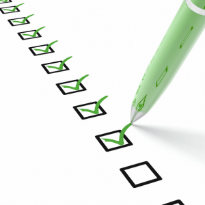 water damage restoration checklist or home renovation checklist