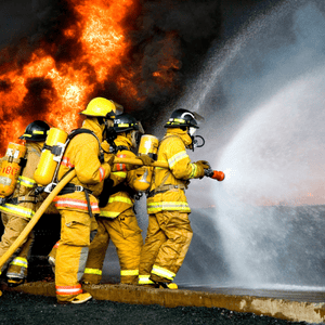 water damage from fire fighting house fire