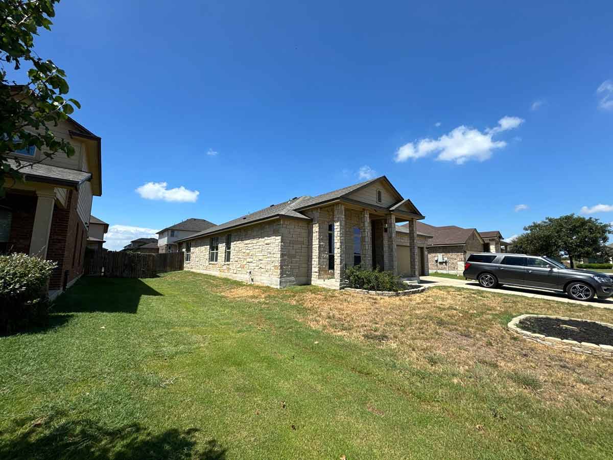 House with new roof