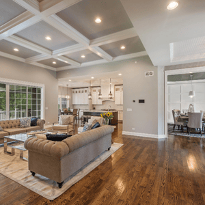 hardwood floors in beautiful home